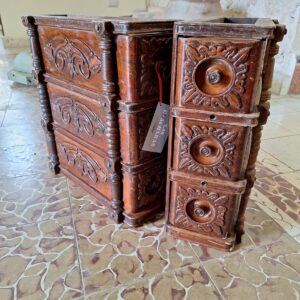 CAJONERA TALLADA DE MÁQUINA DE COSER