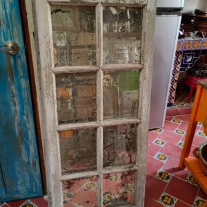 ESPEJO DE VENTANA ANTIGUA GRANDE