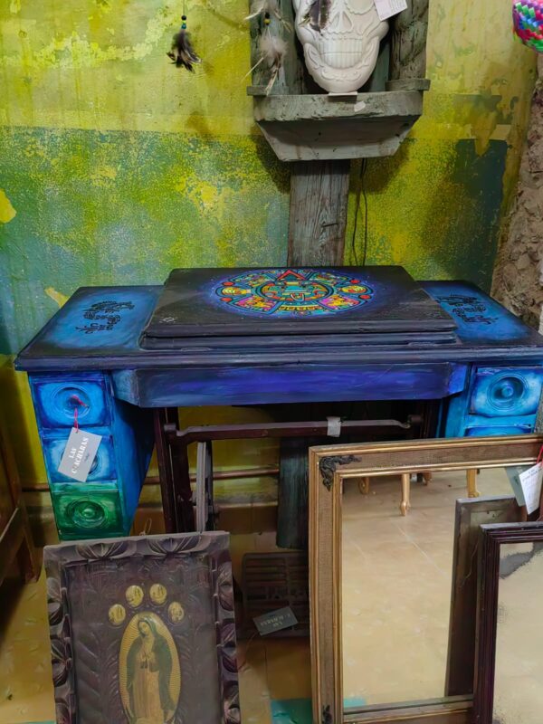 MAQUINA DE COSER PINTADA