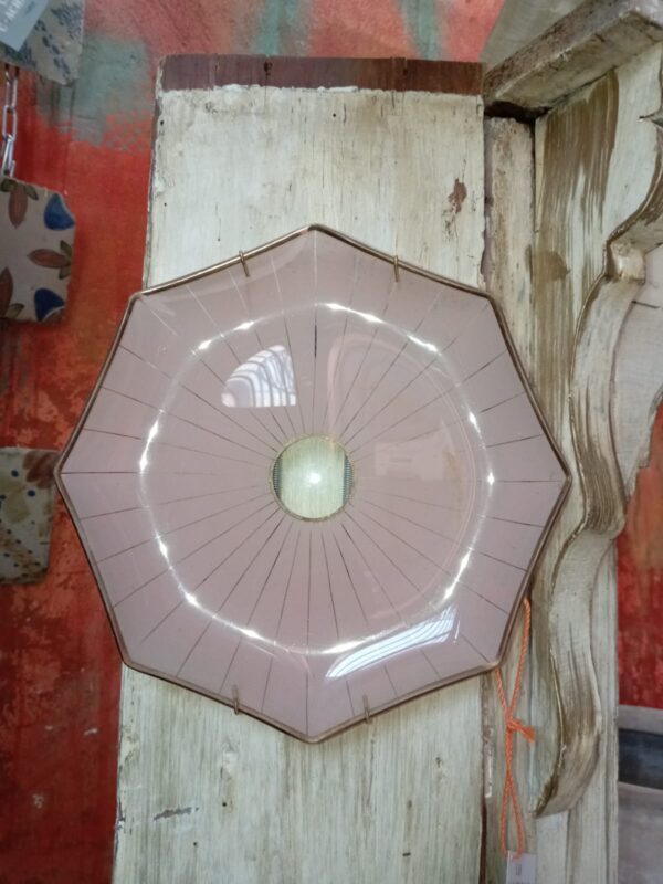 PLATO ROSA HEXAGONAL